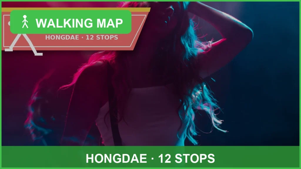 Hongdae Halal Walking Map hero
